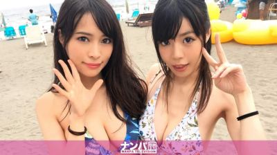 200GANA-1455 海ナンパ 10 in 湘南 きょうこ 27歳 歯科助手 あすか 25歳 歯科助手