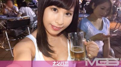 200GANA-1109 ビアガーデンナンパ 02 in 新宿 チームN ユウナ 23歳 OL