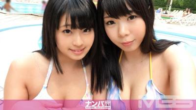 200GANA-1134 プールナンパ 06 in 新宿 チームN のどか 20歳 専門学生 あいり 21歳 専門学生