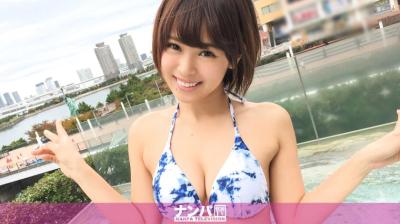 200GANA-1236 プールナンパ 11 in お台場 まゆ 23歳 鉄道博物館の受付
