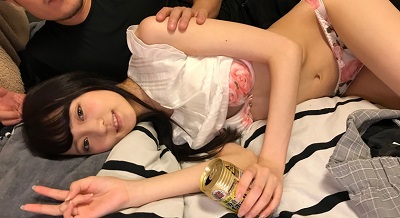 326JTR-004 【ガチ自宅中出し3Pｗｗ】相席屋で意気投合した清楚系女子に夜這い⇒酔っぱらってノリノリSEX！嬉しそうにしゃぶった2本のチ〇ポで中イキしまくりｗｗ